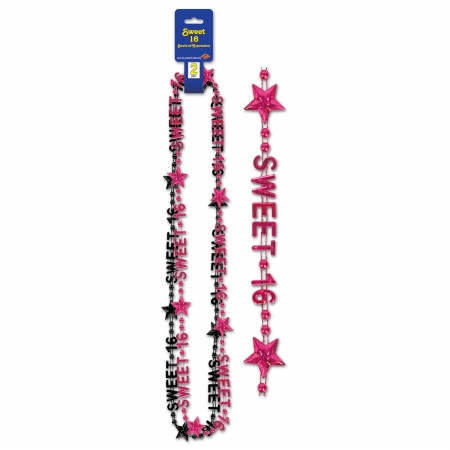 Picture of Beistle Company 54591 Sweet 16 Beads-Of-Expression - Pack of 12
