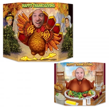 Picture of Beistle Company 99993 Turkey Photo Prop - Pack of 6