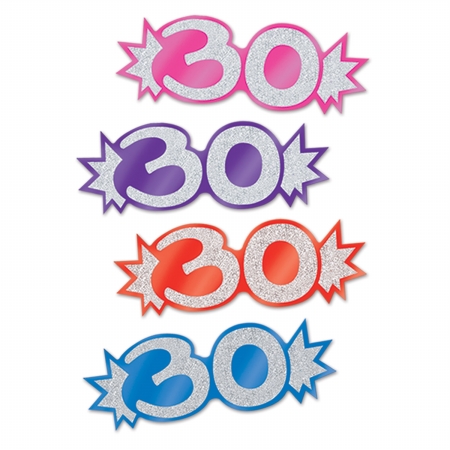 DDI 1907440 Mini Glittered Foil 30 Cutouts Case of 24