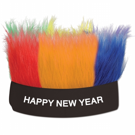 Picture of Beistle Company 80730 Happy New Year Hairy Headband - Pack of 12