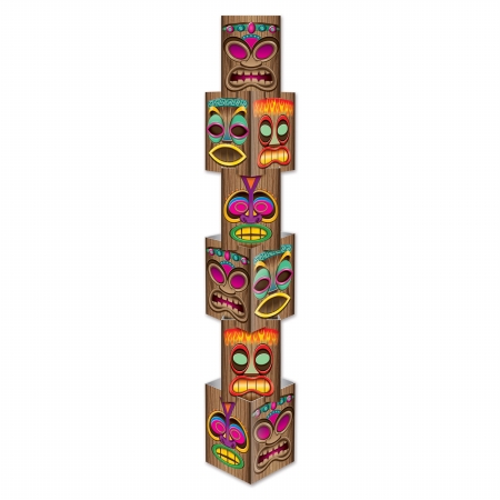 Picture of Beistle Company 54073 Tiki Column - Pack of 6