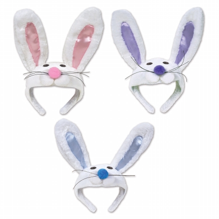 Picture of Beistle Company 40768 Plush Bunny Headband - Pack of 12