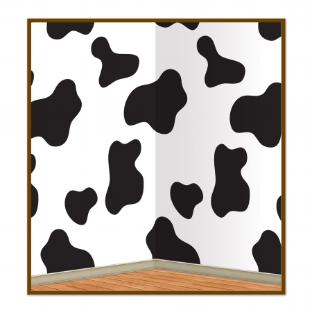 Picture of DDI 1906219 Cow Print Backdrop Case of 6