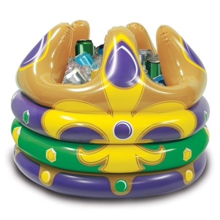 Picture of Beistle Company 57887 Inflatable Crown Cooler - Pack of 6