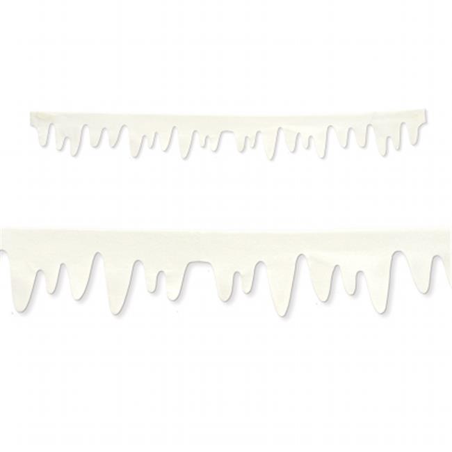 Beistle Company 20365 Fabric Icicle Decorations - Pack of 12