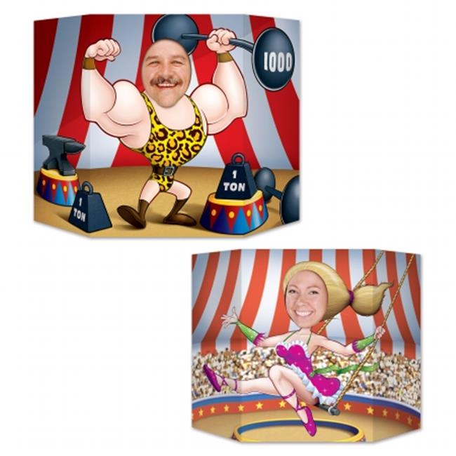DDI 1906906 Circus Couple Photo Prop Case of 6