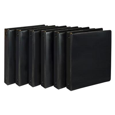 Picture of Samsill I08530Economy View Binder 1 in. Blk 6pk