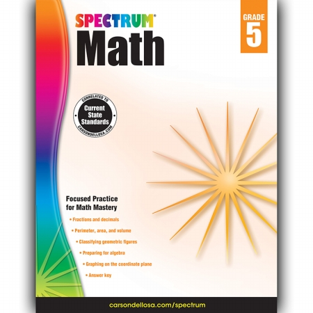 Picture of Carson Dellosa CD-704565 Spectrum Math Gr 5