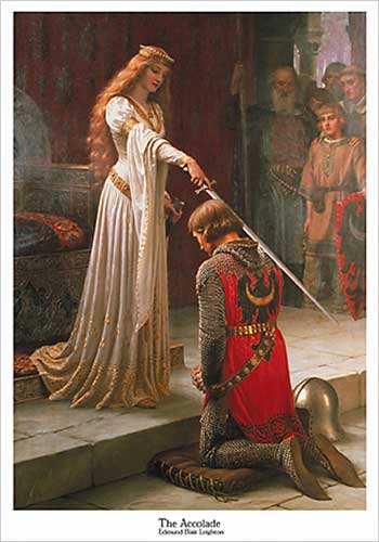 Picture of EuroGraphics 1000-38 The Accolade Edmund Blair Leighton Poster