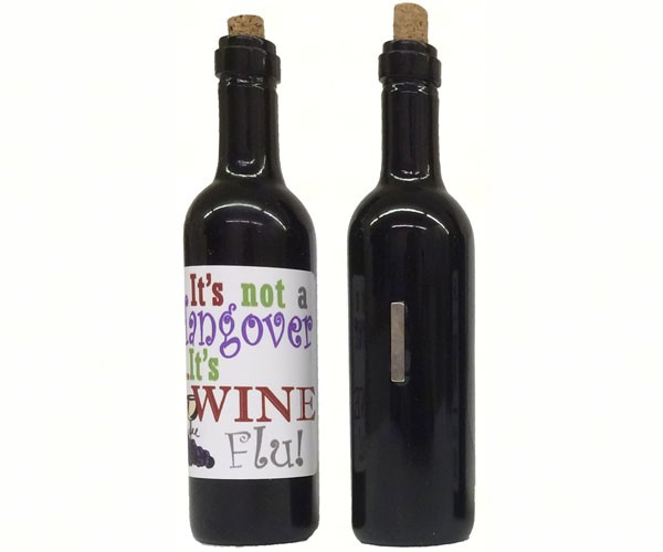 Picture of Grape Memories GRAPECSM14 It&apos;s not a hangover- its wine flu Clever Saying Magnet