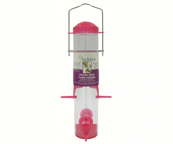 Picture of Woodlink WLNA11502S Dual Port Multi-Colored Tube Feeder Short