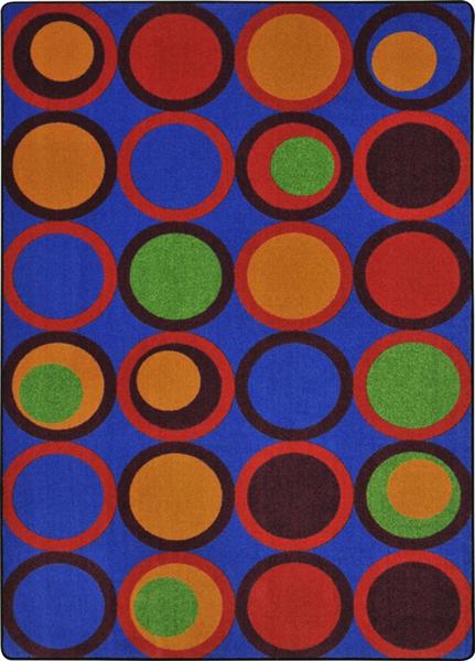 1857C-04 Circle Back Teen Area Rugs - 5 ft. 4 in. x 7 ft. 8 in. - Primary