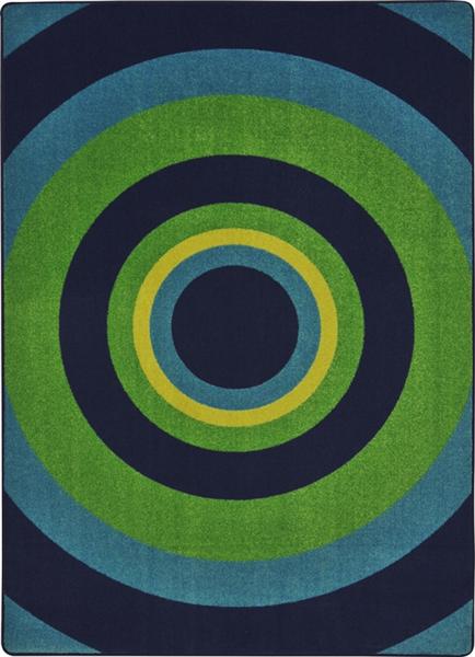 1859C-02 Fascinate Teen Area Rugs - 5 ft. 4 in. x 7 ft. 8 in. - Navy