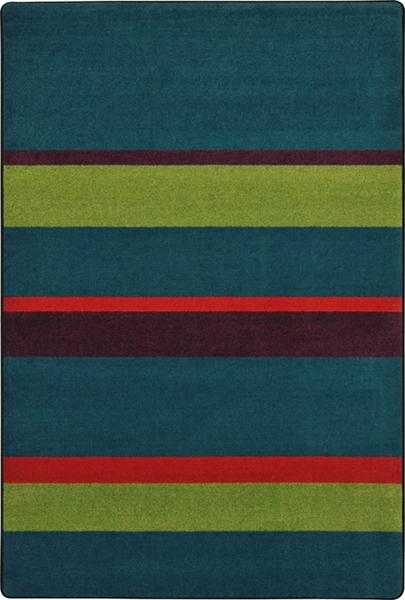 1860C-03 Straight and Narrow Teen Area Rugs - 5 ft. 4 in. x 7 ft. 8 in. - Tropics