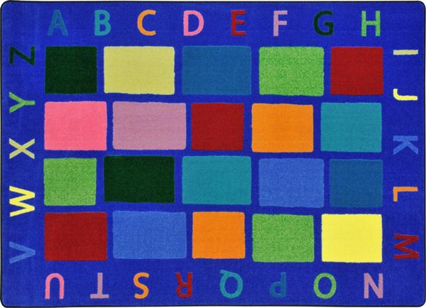 1865C My Space Early Childhood Rugs - 5 ft. 4 in. x 7 ft. 8 in. - Multi