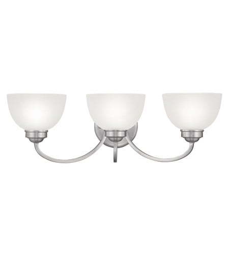 Picture of Livex 4233-91 3 Light Bath Light in Brushed Nickel