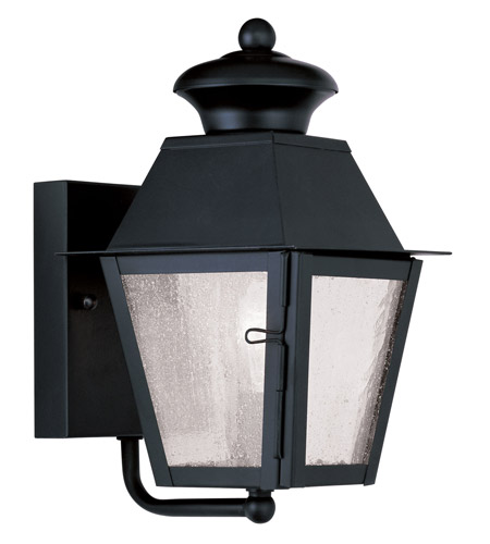Picture of Livex 2160-04 1 Light Outdoor Wall Lantern in Black