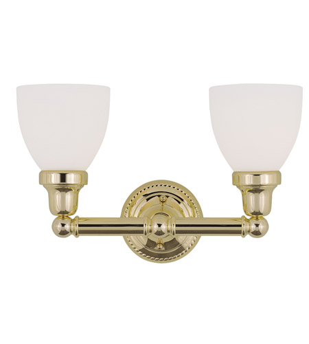 Picture of Livex 1022-02 2 Light Bath Light in Polished Brass