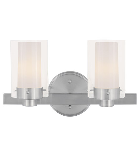 Picture of Livex 1542-91 2 Light Bath Light in Brushed Nickel