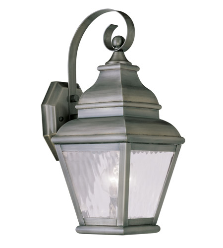 Picture of Livex 2601-29 1 Light Outdoor Wall Lantern in Vintage Pewter