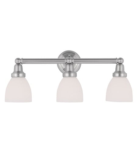 Picture of Livex 1023-91 3 Light Bath Light in Brushed Nickel