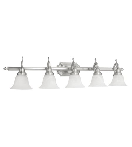 Picture of Livex 1285-91 5 Light Bath Light in Brushed Nickel