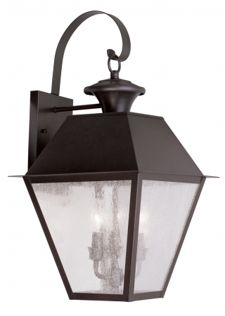 Picture of Livex 2168-07 3 Light Outdoor Wall Lantern in Bronze
