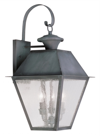 Picture of Livex 2168-61 3 Light Outdoor Wall Lantern in Charcoal