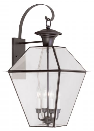 Picture of Livex 2386-07 4 Light Outdoor Wall Lantern in Bronze