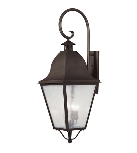 Picture of Livex 2559-07 4 Light Outdoor Wall Lantern in Bronze