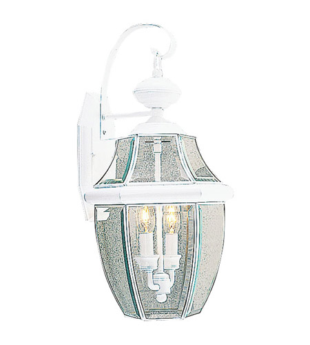 Picture of Livex Lighting 2251-03 Monterey 2 Light Outdoor Wall Lantern in White