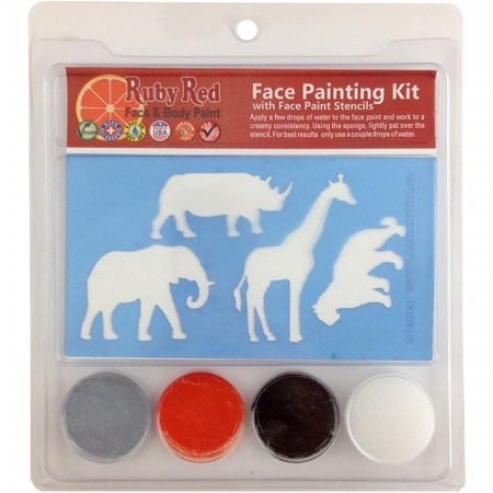Face Painting Stencil Kit-Zoo