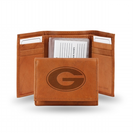 Picture of Rico Industries STR110101 Rico - NCAA Embossed Trifold Wallet, University of Georgia Bulldogs