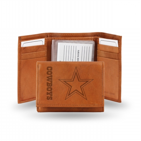 Picture of Rico Industries STR1801 Rico - NFL Embossed Trifold Wallet, Dallas Cowboys