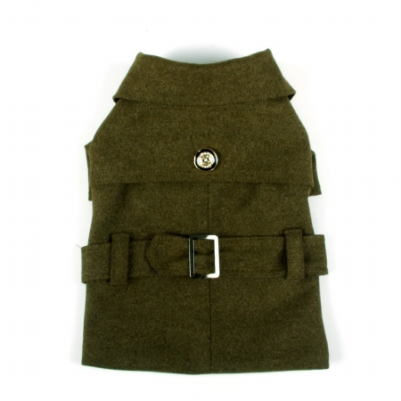 Picture of Pet Life LLC 27GNXS Galore Back-Buckled Fashion Wool Pet Coat