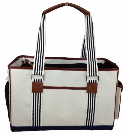 Picture of Pet Life LLC B20WHMD Fashion &apos;Yacht Polo&apos; Pet Carrier