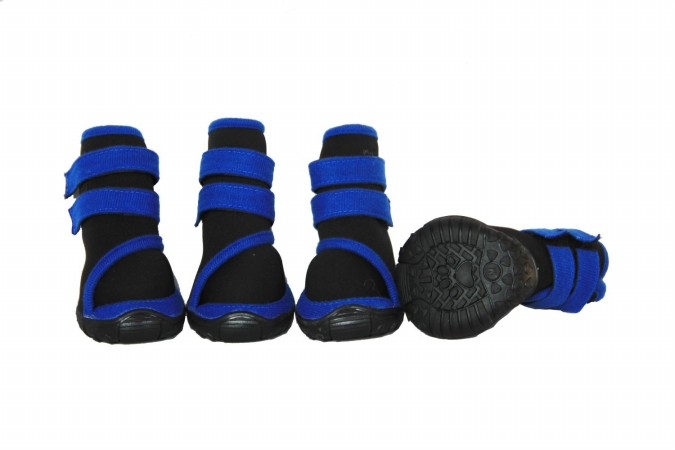 Picture of Pet Life LLC F26BLSM Performance-Coned Premium Stretch Supportive Pet Shoes - Set Of 4