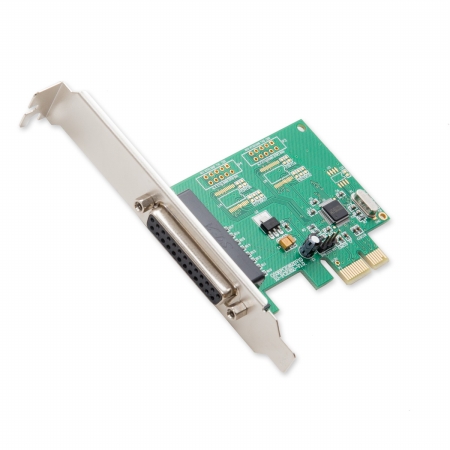 Picture of SYBA SI-PEX10010 Parallel (DB25&#44; IEEE1284&#44; Printer) 1 Port PCI-e Controller Card with Full & Low Profile Brackets&#44; WCH382L Chipset