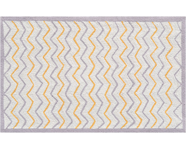 Picture of THE RUG MARKET 71155B Ziggy-Zaggy Polyester Rug