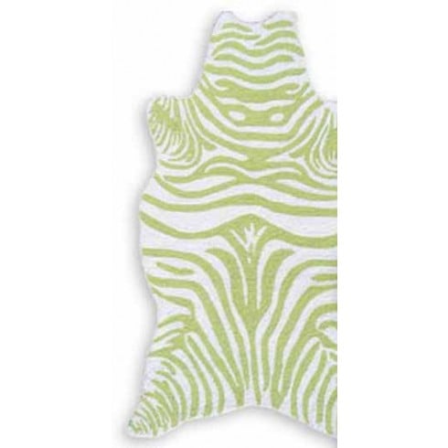 Picture of THE RUG MARKET25617B Lime Zebra Rug