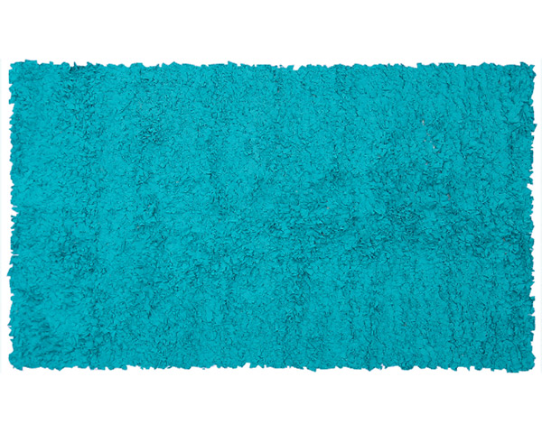 Picture of THE RUG MARKET 02223R Shaggy Raggy Teal Rug
