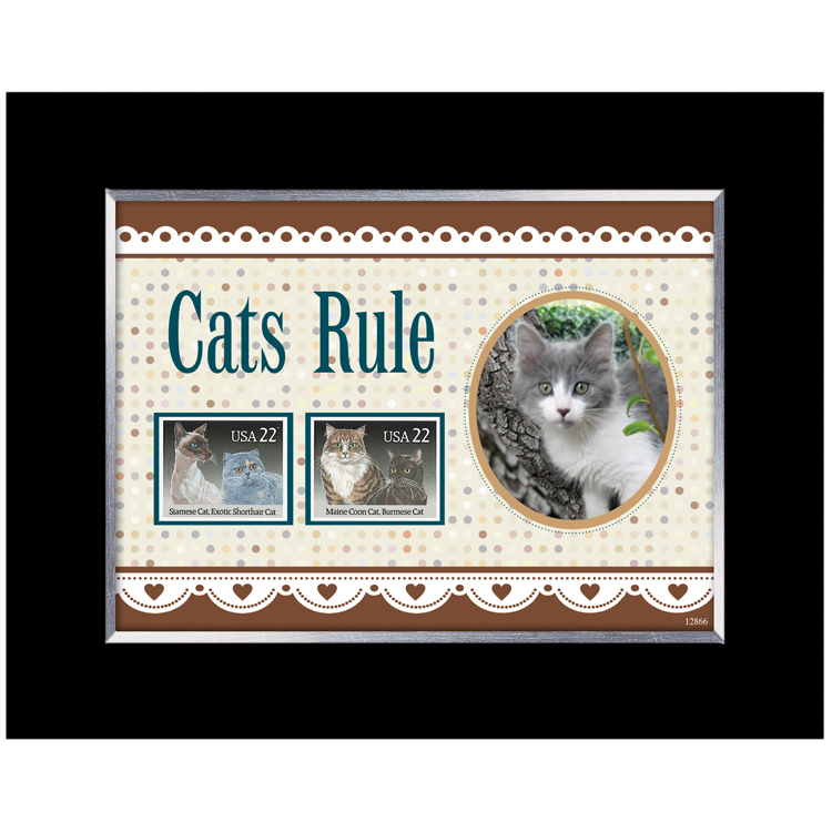 Picture of UPM Global LLC 12866 Cats Rule Photo Frame