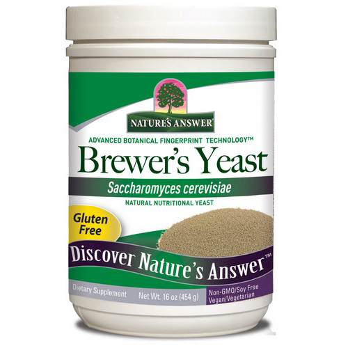 Picture of Nature&apos;s Answer 1506203 Nature&apos;s Answer Brewers Yeast - Gluten Free - 16 oz