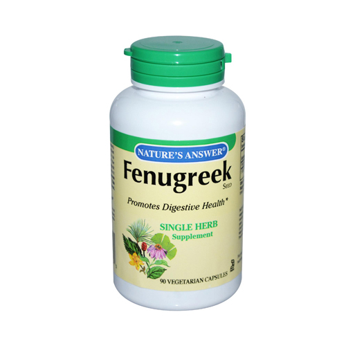Picture of Nature&apos;s Answer 123828 Nature&apos;s Answer Fenugreek Seed - 90 Vegetarian Capsules