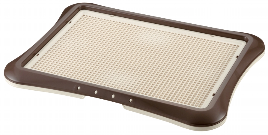 Picture of Richell 94553 PAW TRAX Mesh Training Tray Brown