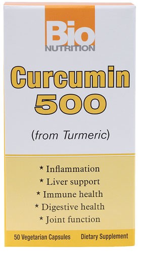 Picture of Bio Nutrition 1500933 Bio Nutrition Curcumin 500 - 50 Vegetarian Capsules