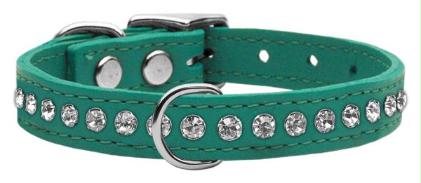Picture of Mirage Pet Products 83-04 12Jd One Row Jewelled Leather Jade 12