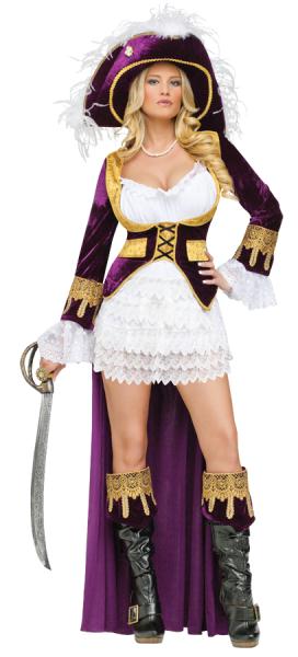 Picture of Morris Costumes FW121784SM Caribbean Queen Adult Sm 4-6