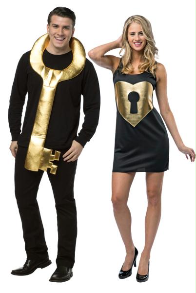 Picture of Morris Costumes GC6342 Key To My Heart Couples Adult