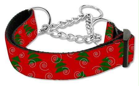 Picture of Mirage Pet Products 25-09M LG Christmas Tree Nylon Ribbon Collar Martingale Large